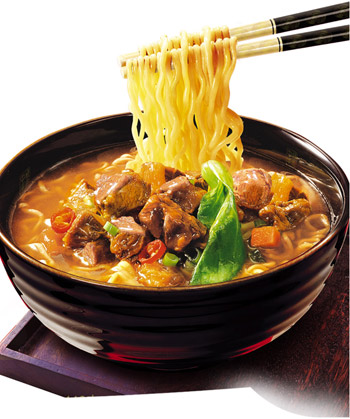 Several ways of eating instant noodles